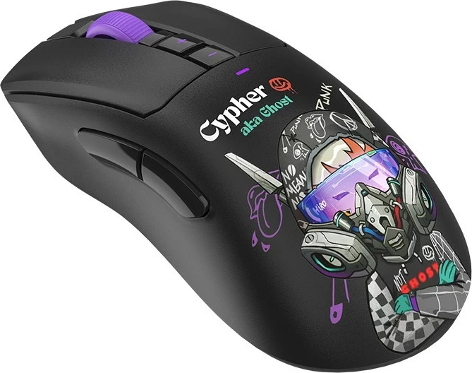 Brezžična igralna miška Bloody R73 ULTRA DUO Cypher Ghost, A4-Tech, RGB, črna
