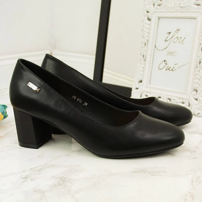 Elegantne ženske čevlje, Sergio Leone, črni