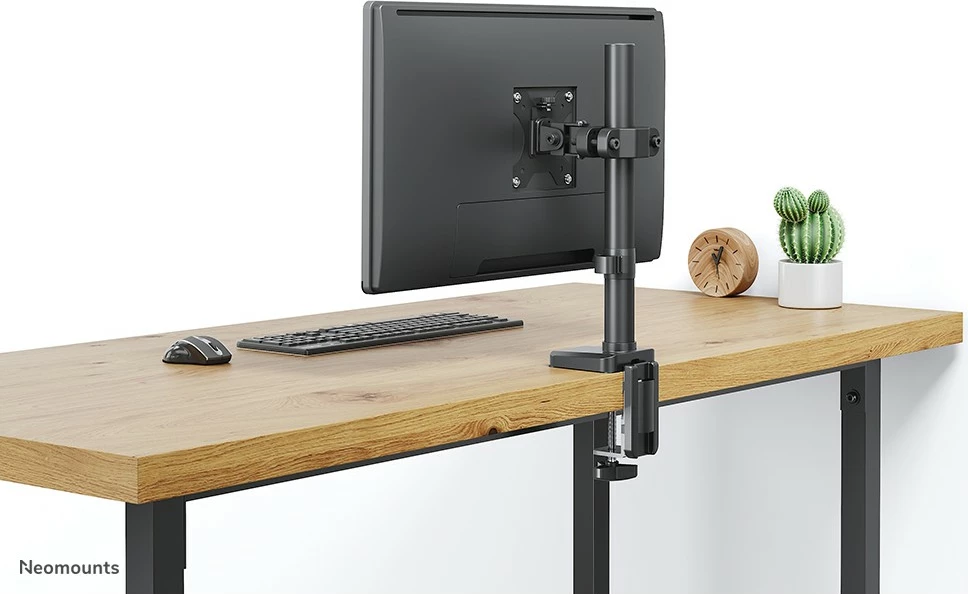 Stenski nosilec za TV/monitor Neomounts FL40-430BL11, 17–32 palcev, 360° vrtljiva, VESA 75x75/100x100, črn