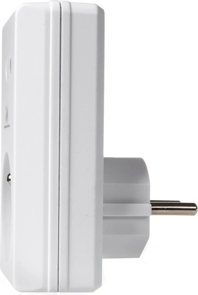 Programabilna notranja vtičnica z daljinskim upravljalnikom, Maclean MCE151, bela, z baterijo za daljinski