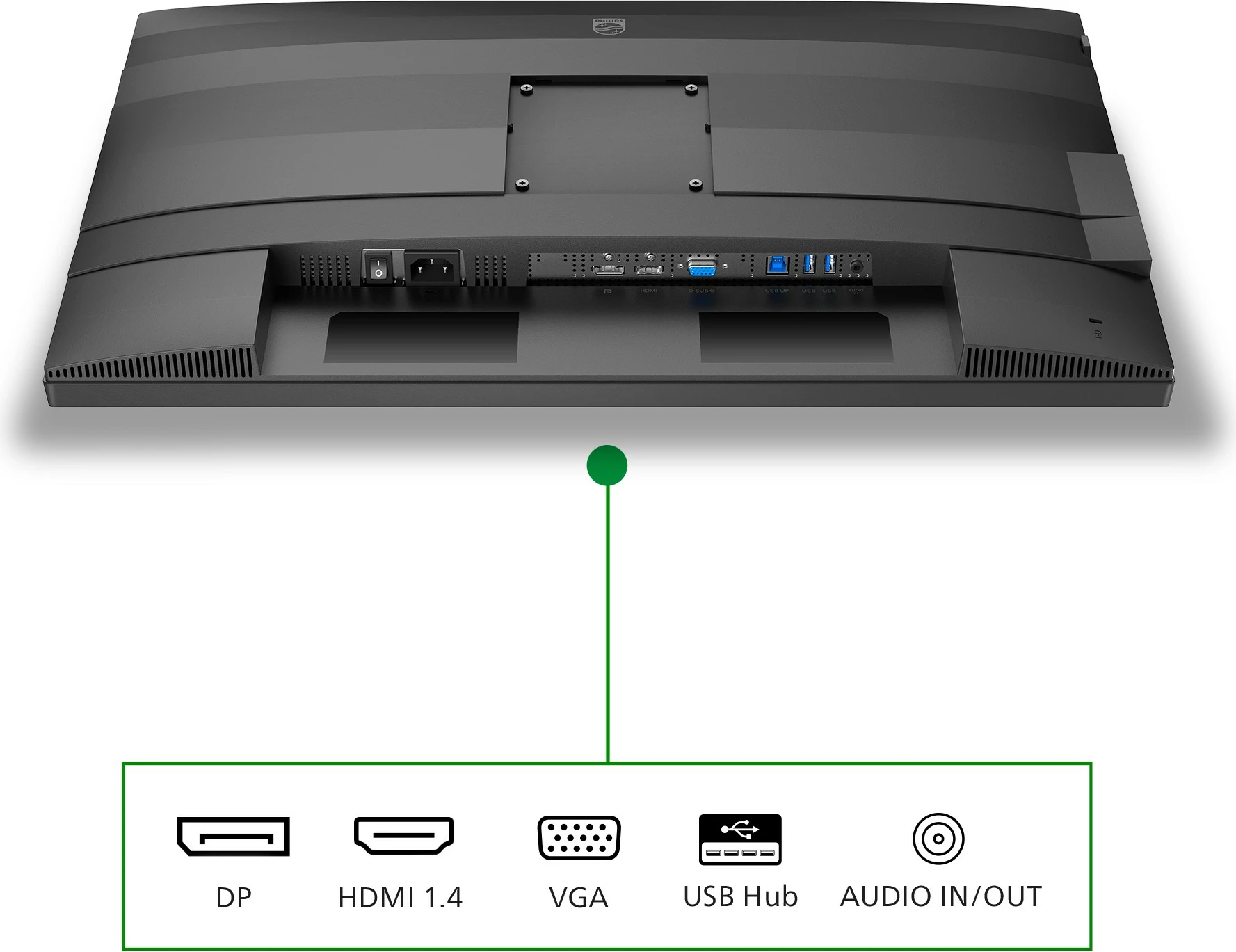 27" zaslon Full HD, LCD, antracit - Philips 5000 series 27B2G5200/00