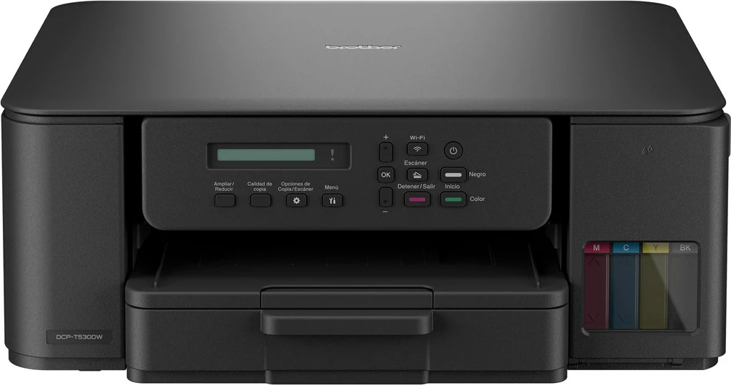 Multifunkcijski tiskalnik Brother DCP-T530DW, Inkjet, A4, Wi‑Fi, črn