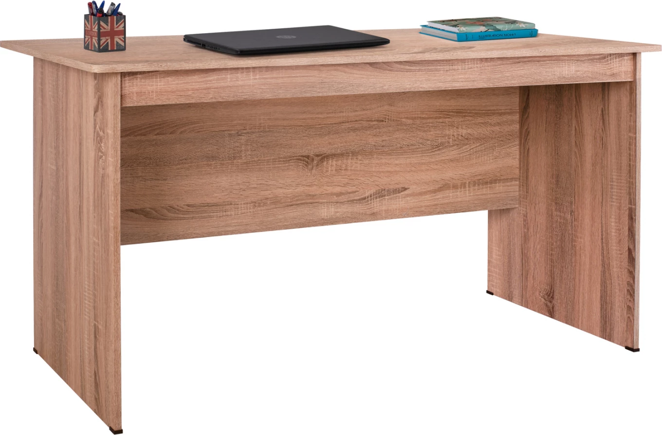 Pisarniško pohištvo iz melamina 120x71x74,5 v barvi sonama