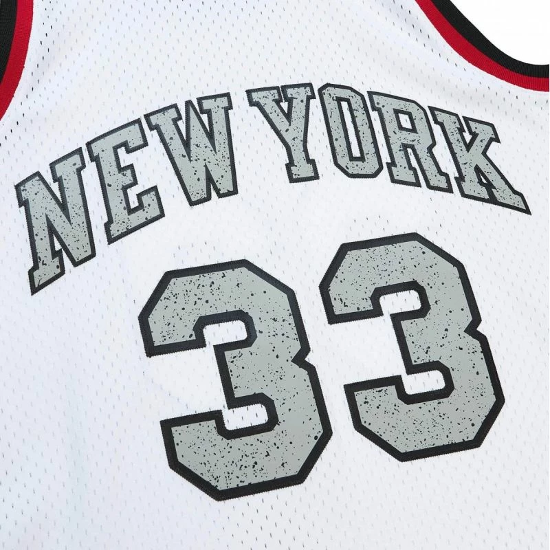 Športna majica Mitchell & Ness NBA Knicks 1991 Patrick Ewing za moške, bela