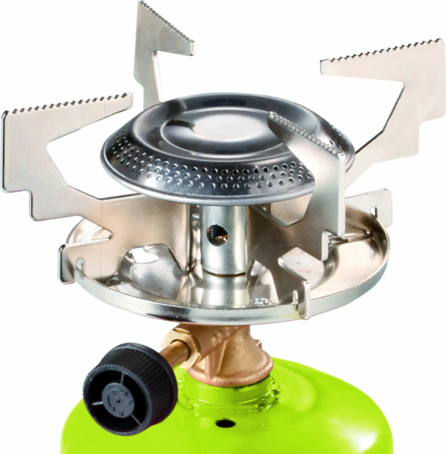 Turistični plinski štedilnik Meva FOCUS KP06010, 1,4 kW, kovina, zelen