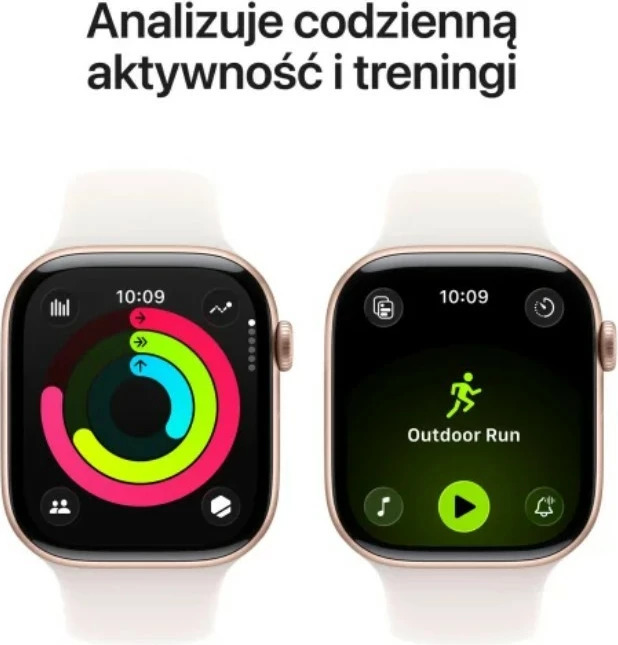 Pametna ura Apple Watch Series 11, 46 mm, aluminijasto ohišje, GPS, 64 GB, rožnato zlata/rožnata, S/M