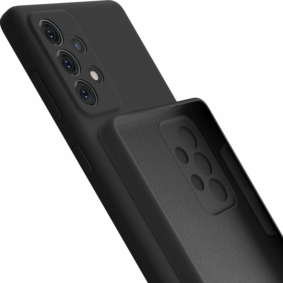 Silikonska zaščita za Samsung Galaxy A53 5G 3mk, črna