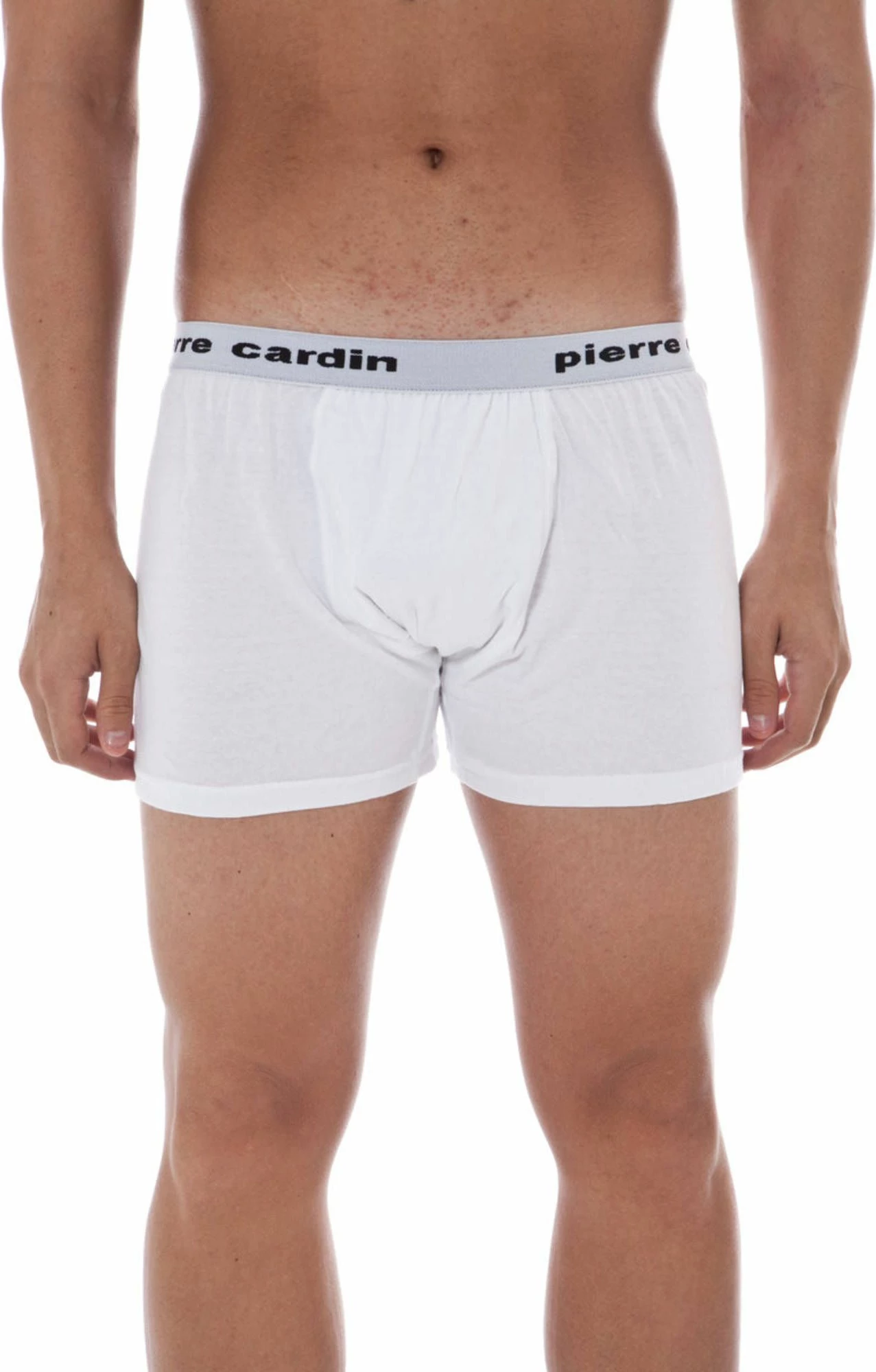 Boksarice za moške, bele Pierre Cardin