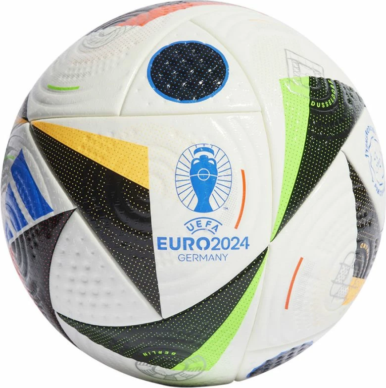 Fubalna žoga Euro24 Pro, adidas IQ3682, bela