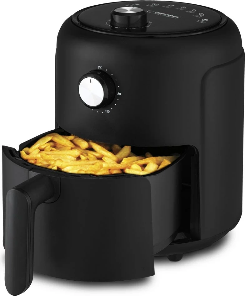 Friteza na vroč zrak Esperanza EKA001, 2,6 L, 1000 W, črna