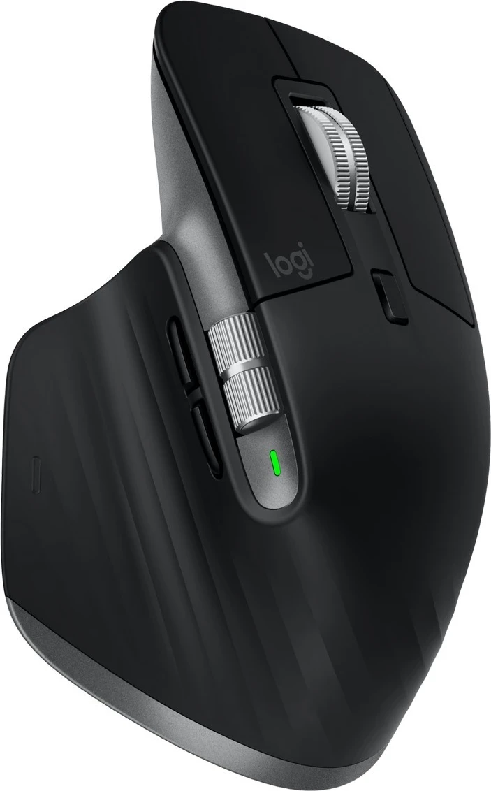 Ergonomski brezžični miška Logitech MX Master 3s za Mac, Bluetooth, siva