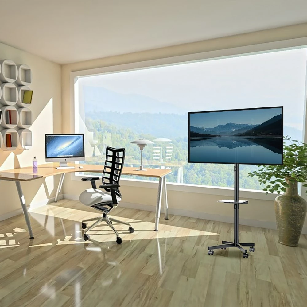 Mobilna stojalo za TV, Maclean MC-949, 32–55", VESA 400x400, črno