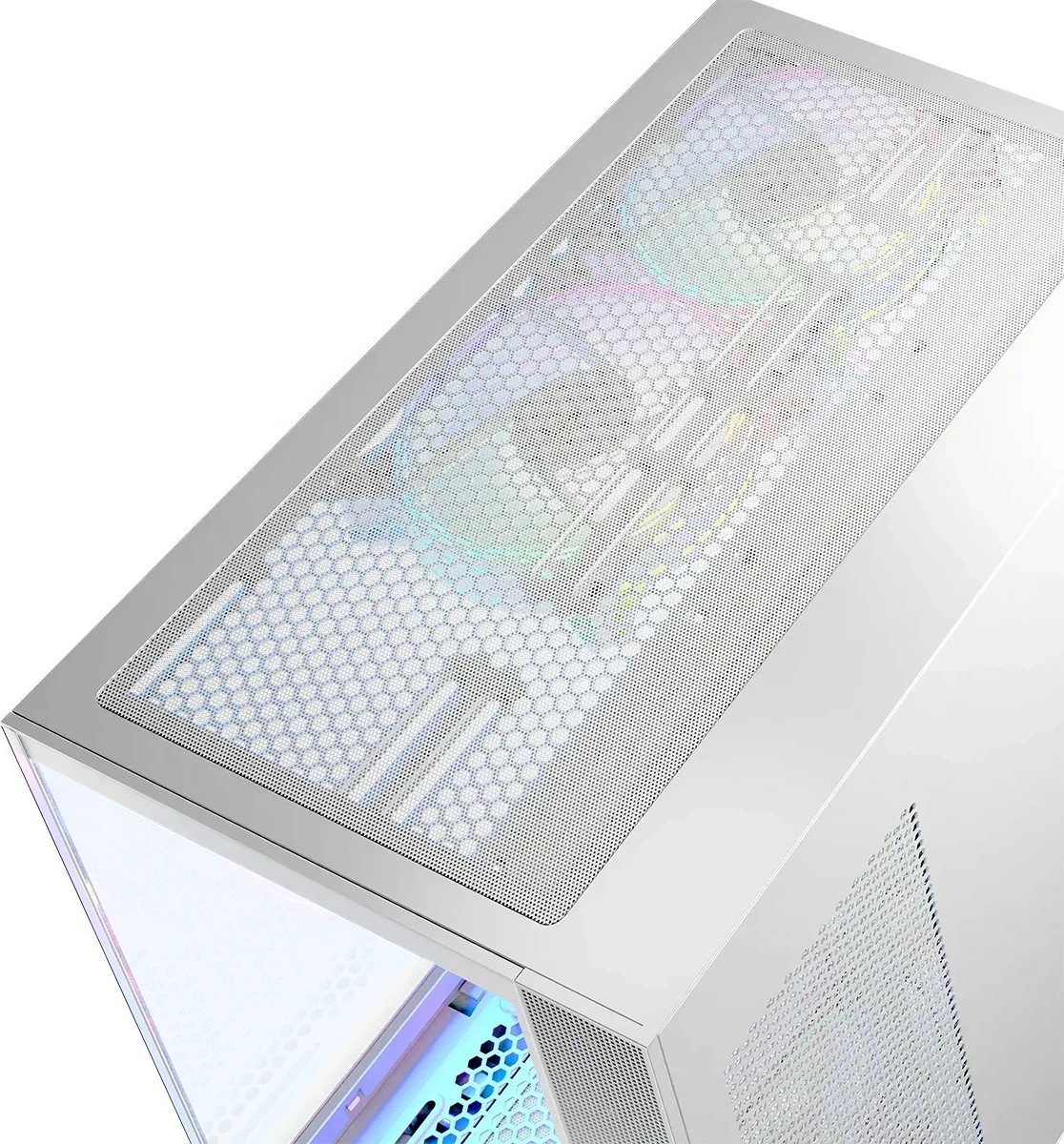 Računalniško ohišje MODECOM Volcano Panorama APEX ARGB 7F Midi, belo