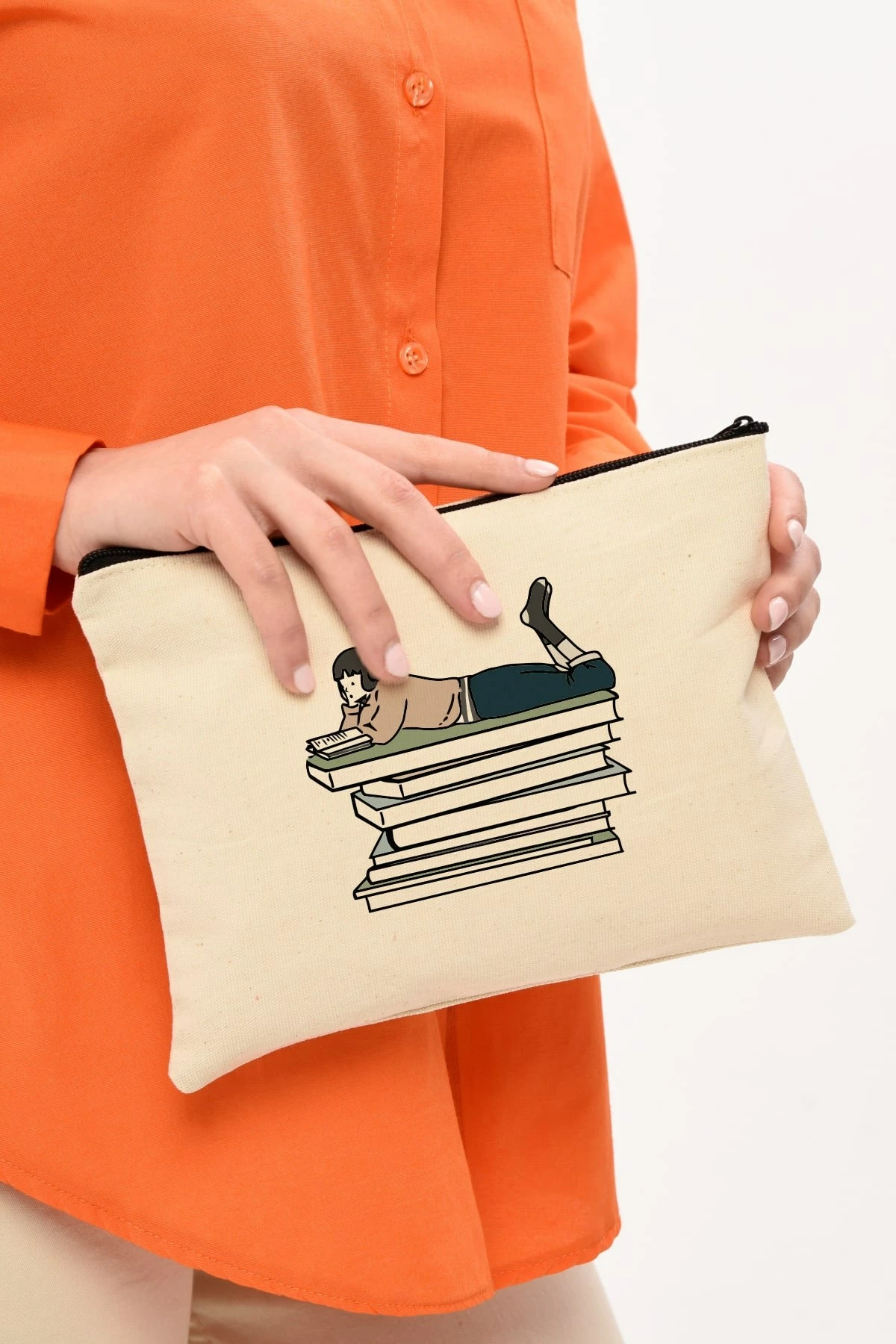 Kozmetična torbica Zoozie Bags, krem, 25 x 18 cm, 0704