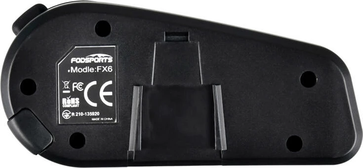 Motoristični interkom Fodsports FX6, Bluetooth 5.0, črn