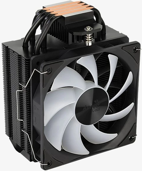 Zračno hlajenje procesorja Aerocool Rime 4, 12 cm, črn