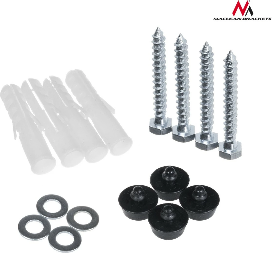 Stenski nosilec za mikrovalovno pečico Maclean MC-807, črn