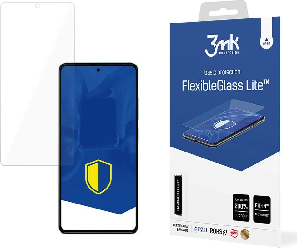 Zaščitno hibridno kaljeno steklo FlexibleGlass Lite za Xiaomi Redmi Note 12 Pro, prozorno