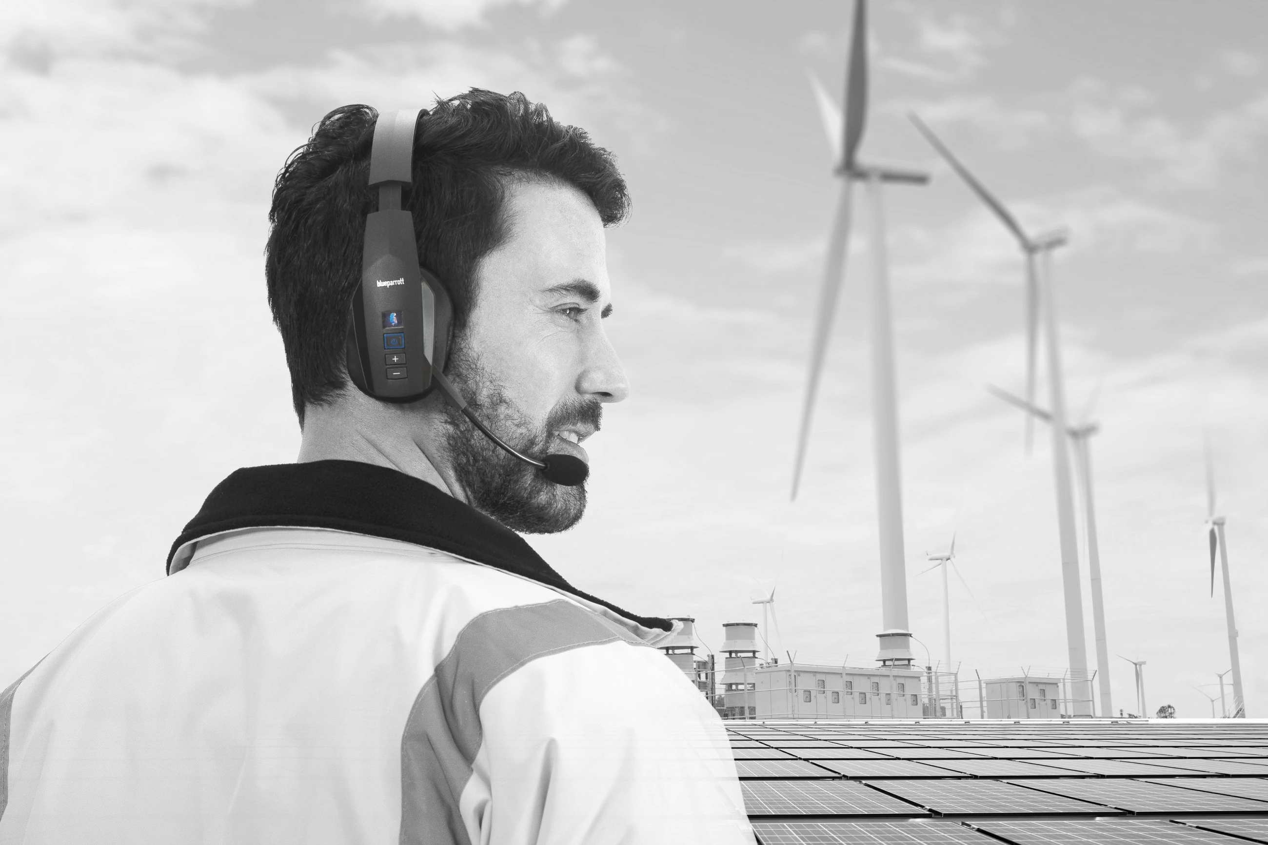 Poslovne Bluetooth slušalke Jabra BlueParrott B450-XT, črne