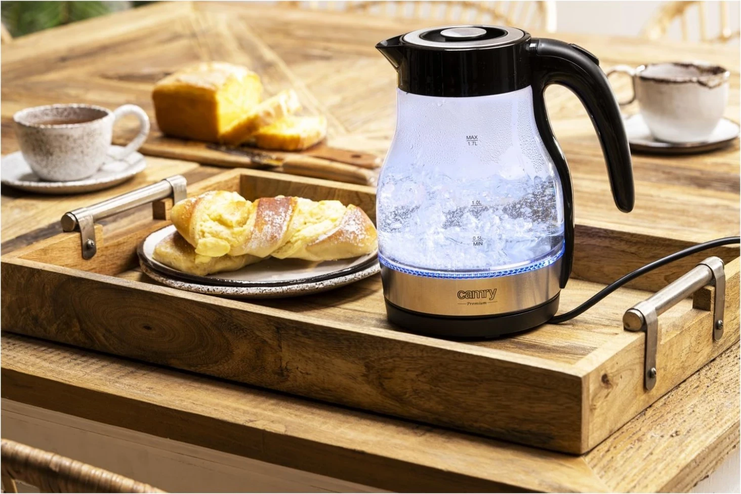 Električni grelnik vode Camry CR 1300, prozoren