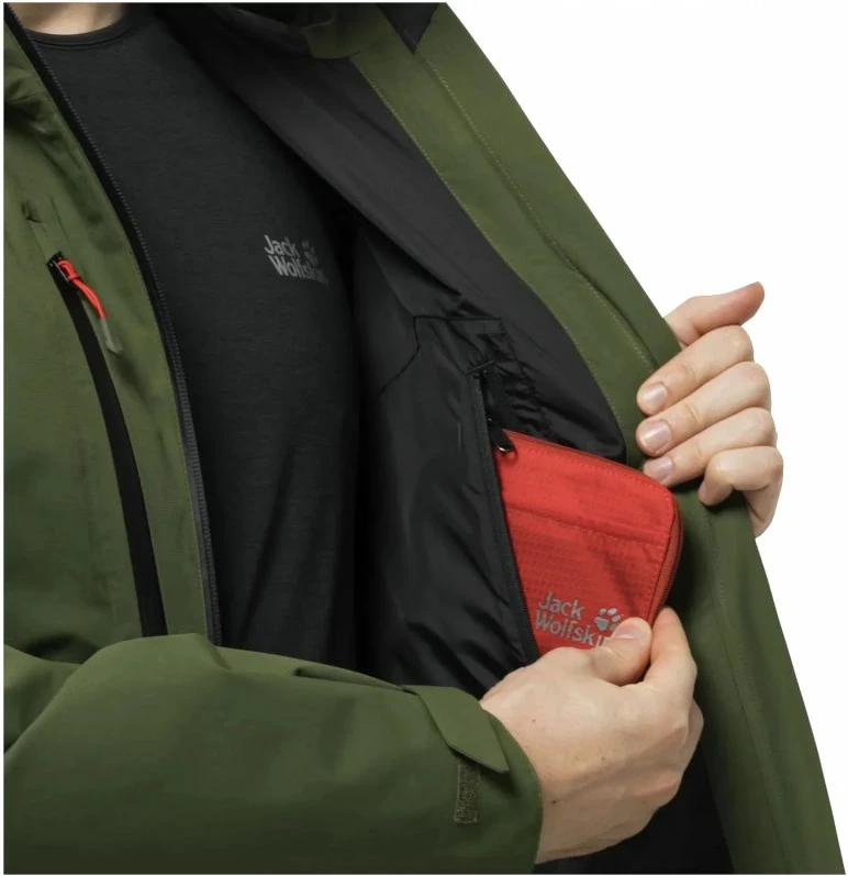 Jakna Jack Wolfskin za moške, zelena