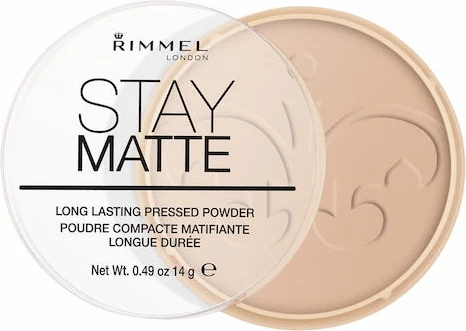 Puder v kamnu Rimmel Stay Matte 005 Silky Beige 14 g