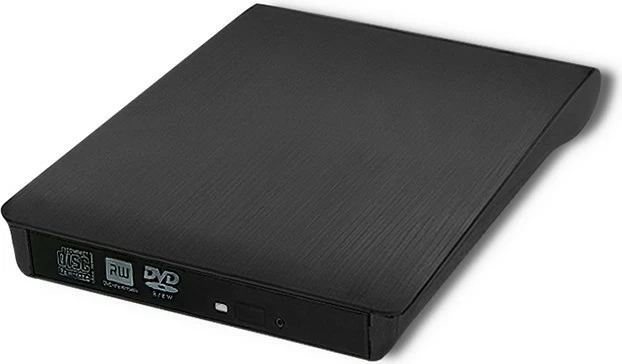 Zunanji DVD-RW, Qoltec 51857, USB 3.0, črn