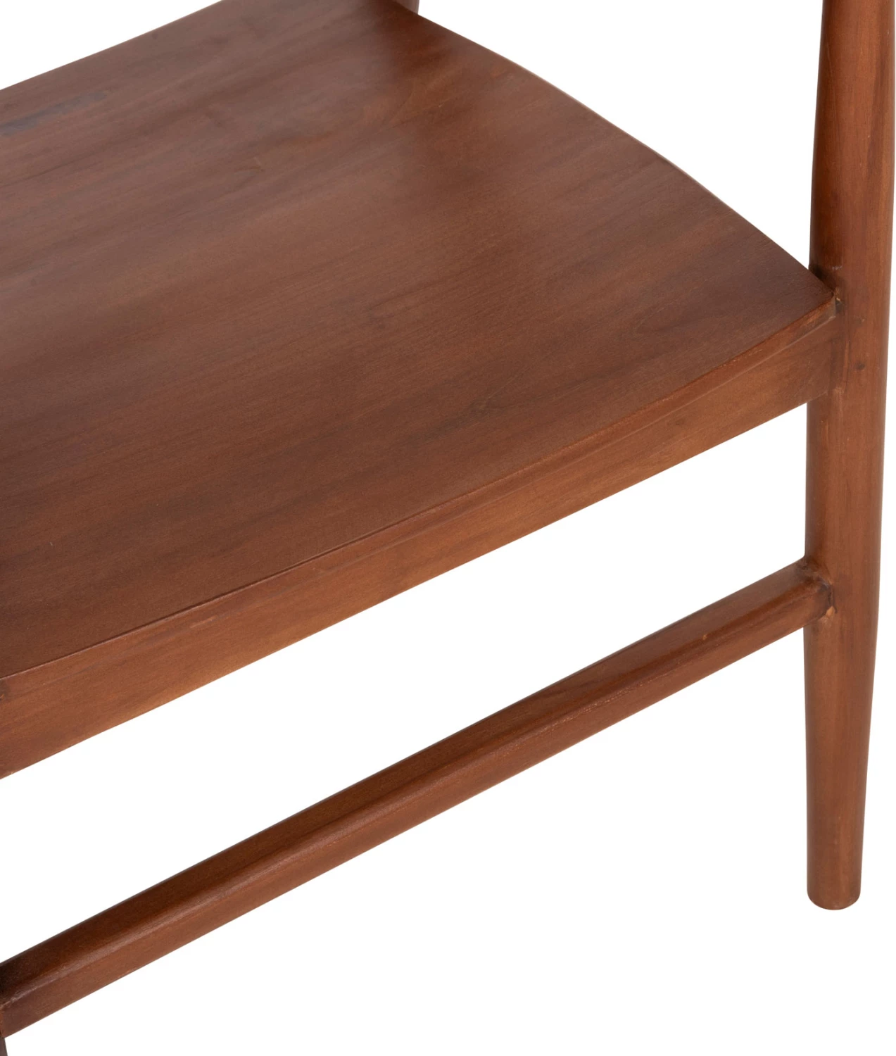 Jedilni stol z nasloni za roke NIONI FH9476.01, les TEAK, barva oreha, 57x53x77 cm