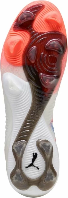 Superge za nogomet, bele-oranžne, Puma Future 8 Ultimate Low FG za moške
