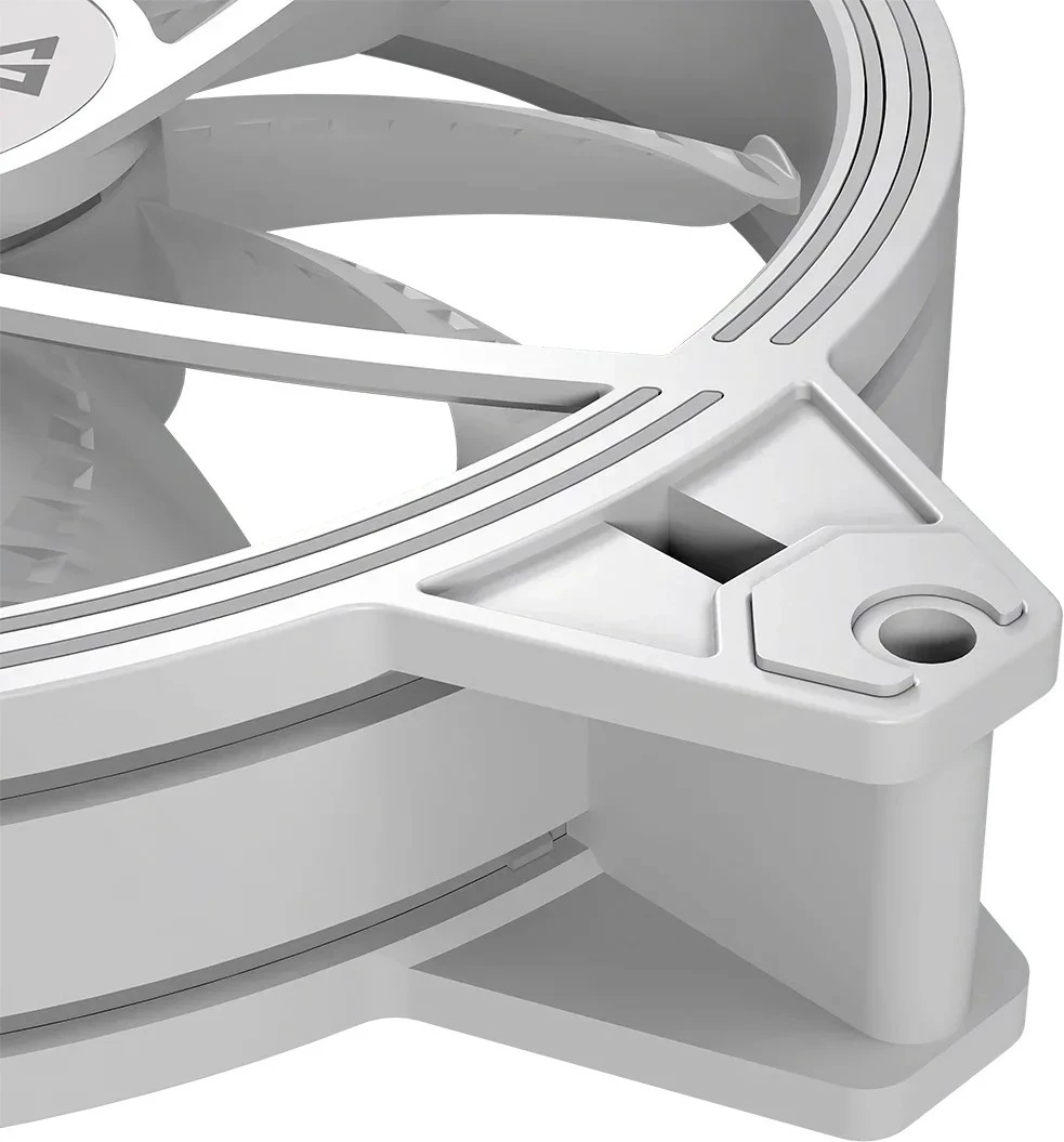 Računalniški ventilator MODECOM FAN-APEX-140R-ARGB-200, 140 mm, ARGB, bel