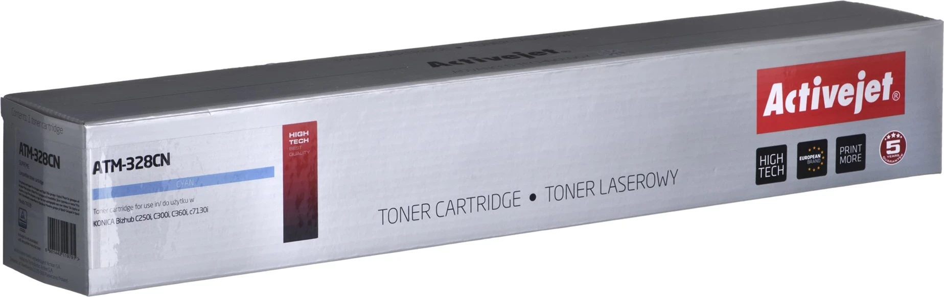 Zamenljivi toner Activejet ATM-328CN za tiskalnik Konica Minolta, modra