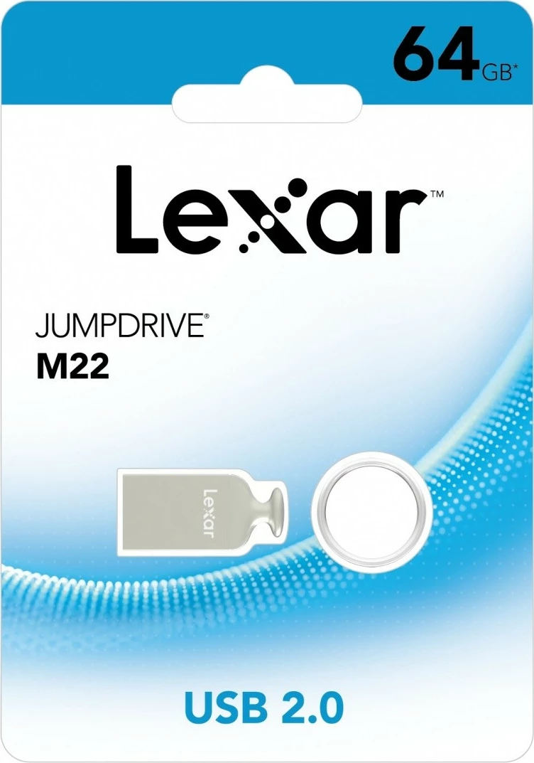 USB ključek 64 GB, USB 2.0, zlati, Lexar JumpDrive M22