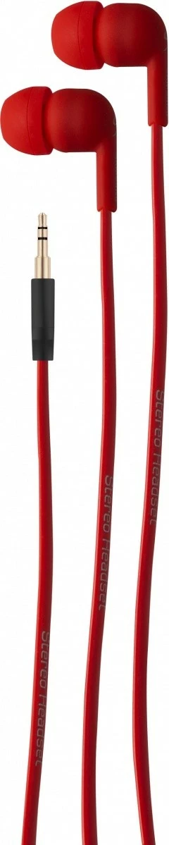 MP3 predvajalnik, Sencor SFP 4408RD, 8 GB, z FM radiem, črno/rdeč, s slušalkami