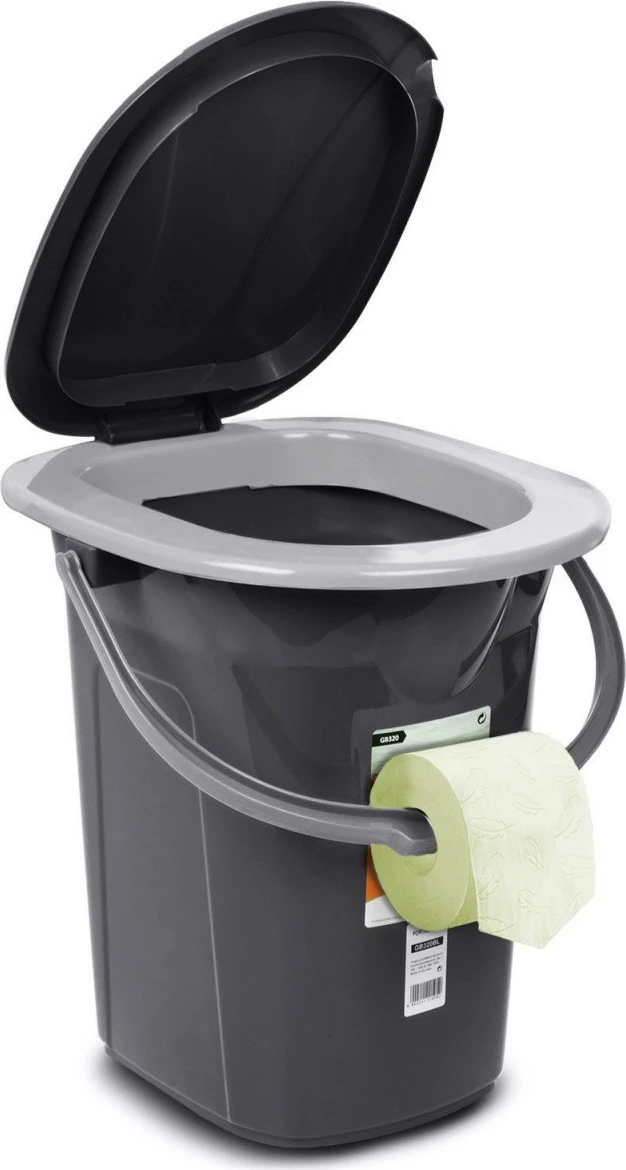 Prenosni WC GreenBlue GB320AG, antracit