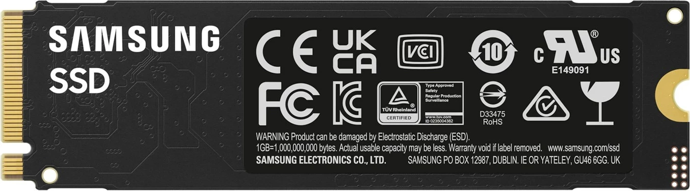 SSD 1 TB M.2 PCIe 4.0, črn Samsung 990 EVO Plus