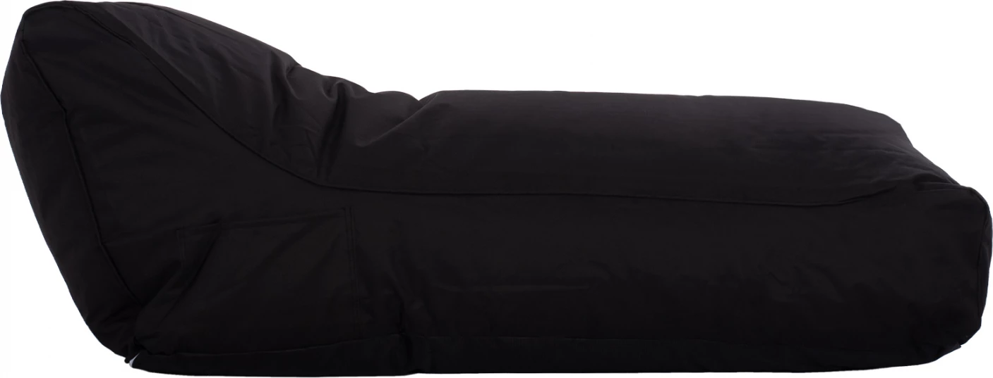 Pouf Alok črno z UV zaščito 140x70x60 cm
