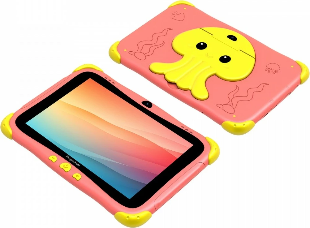 Tablica za otroke Kruger & Matz FUN 808 KM0808-R, 8", 32 GB, 3 GB RAM, Android 13, rdeča/rumena