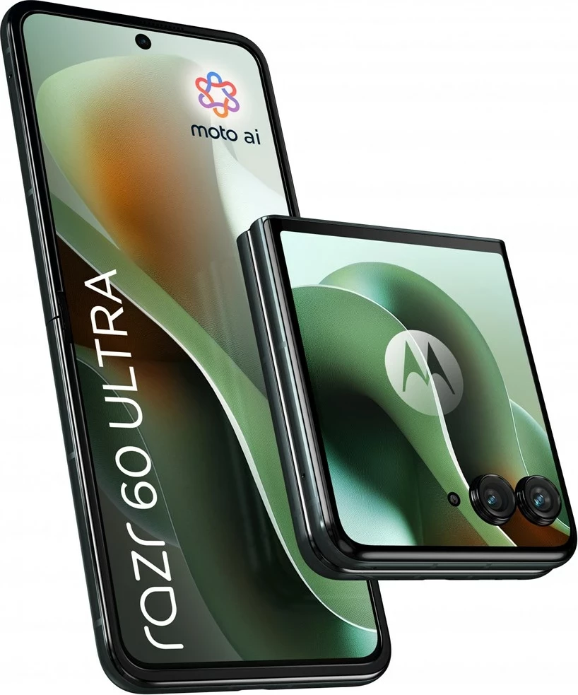 Zložljiv pametni telefon Motorola razr 60 ultra, 16 GB RAM, 512 GB, 5G, temno zelen