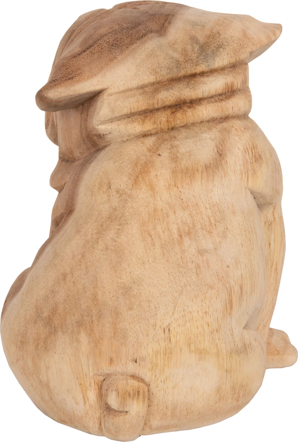 Talna dekoracija FH7925 buldog iz suar lesa v naravni barvi 18x14x20Hcm