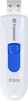 USB ključek Transcend JetFlash 790 512 GB, USB 3.2, črno/bele barve