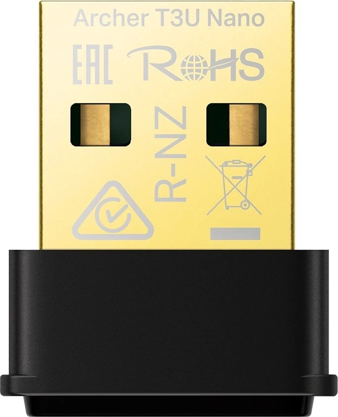 Brezni brezžični adapter AC1300, TP-Link, črn, zlata