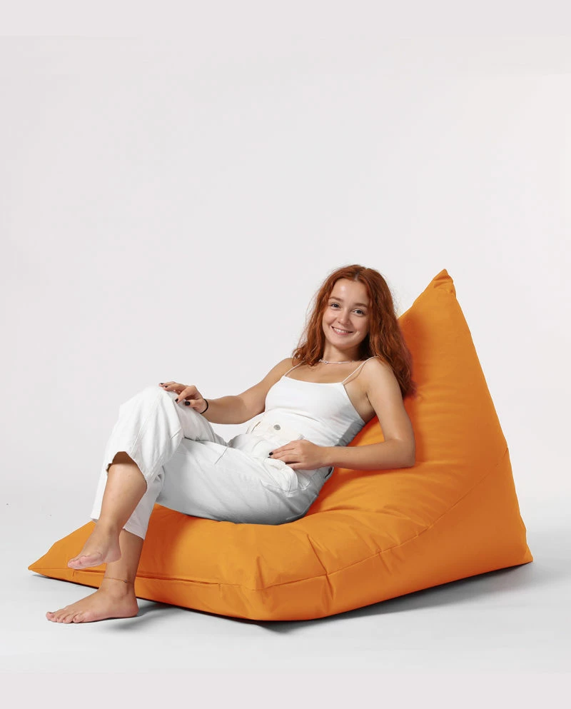 Puf za vrt, oranžen, Pyramid Big Bed, Atelier del Sofa