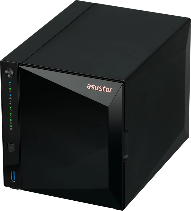 NAS Asustor DRIVESTOR 4 Pro Gen2 AS3304T V2, Realtek RTD1619B, 2 GB DDR4, črno