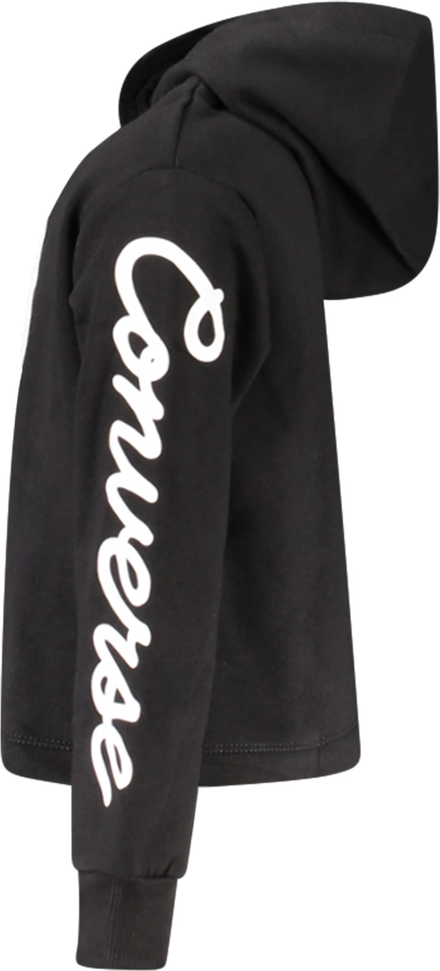 Pulover z zadrgo za dekleta Converse, črn