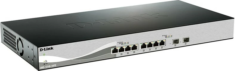 Upravljen 10G Ethernet stikalo, montaža v rack 1U, D-Link DXS-1210-10TS