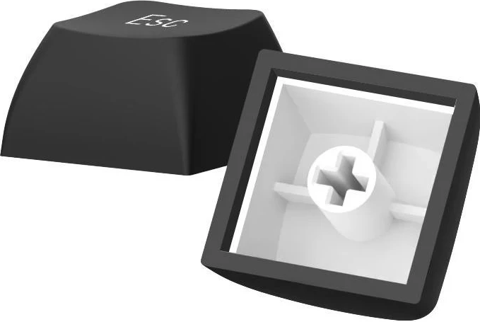 Keycapi PBT Doubleshot, 150 kosov, bela-črna - Redragon A132