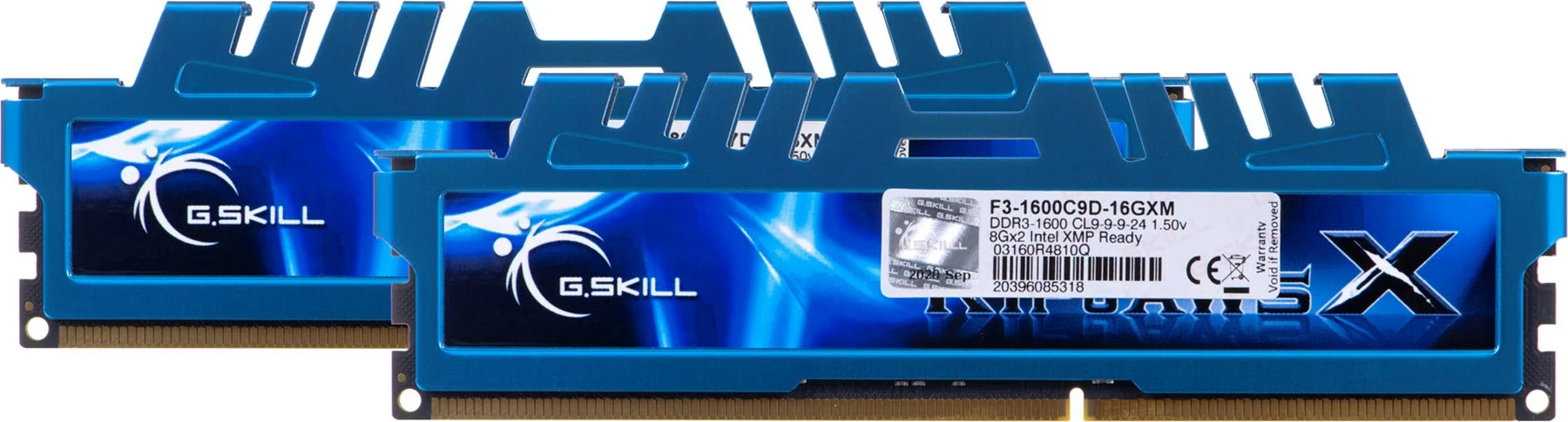 RAM pomnilnik G.Skill Ripjaws X, 16 GB DDR3, 1,6 GHz