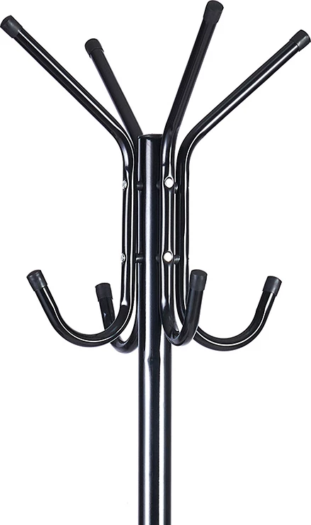 Stojalo za plašče Piero kovinsko črno D44x181cm
