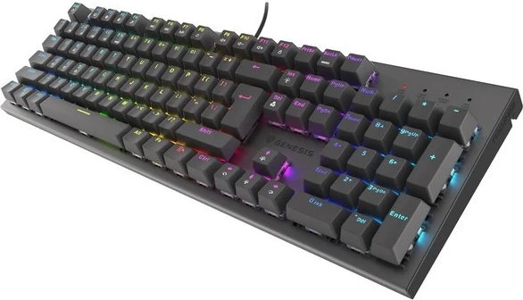 Mekanačna igralna tipkovnica Genesis Thor 303, RGB, črna