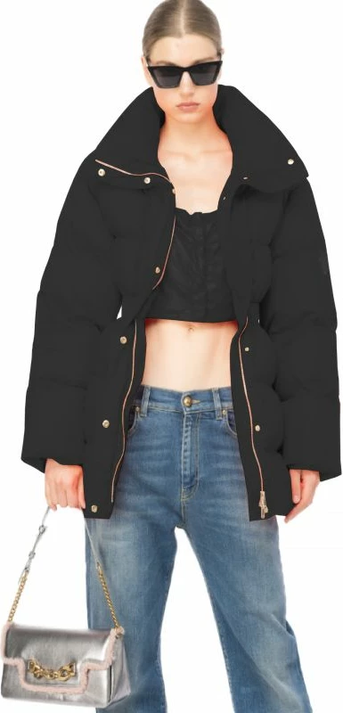 Topla jakna Pinko W 101696A14J, črna